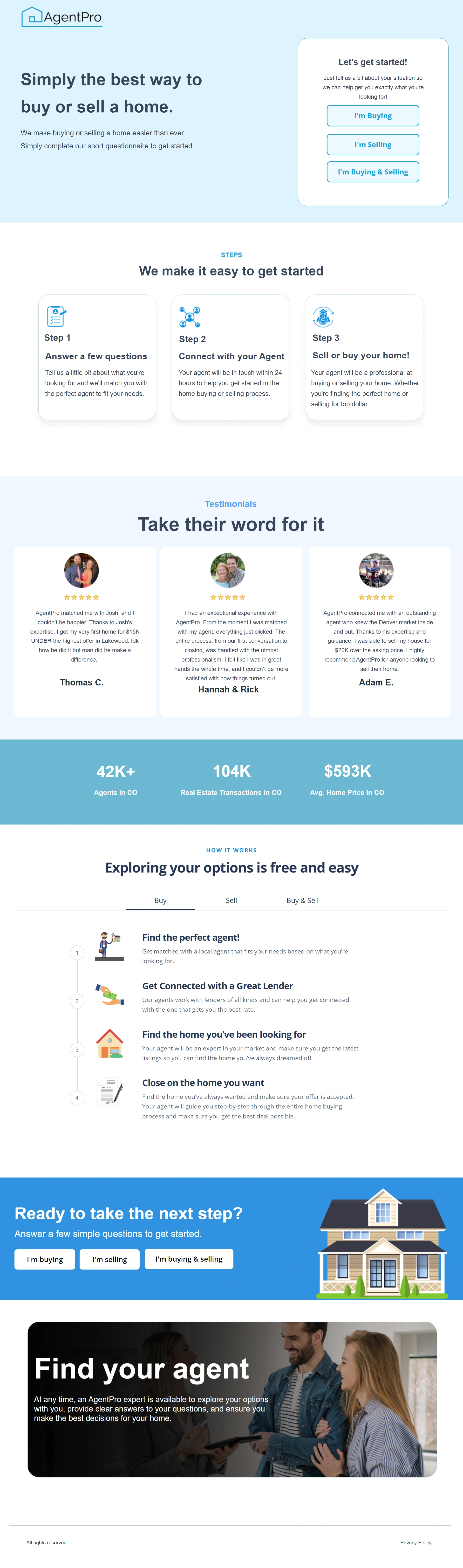 Realtor Lead Generation Screenshot 1