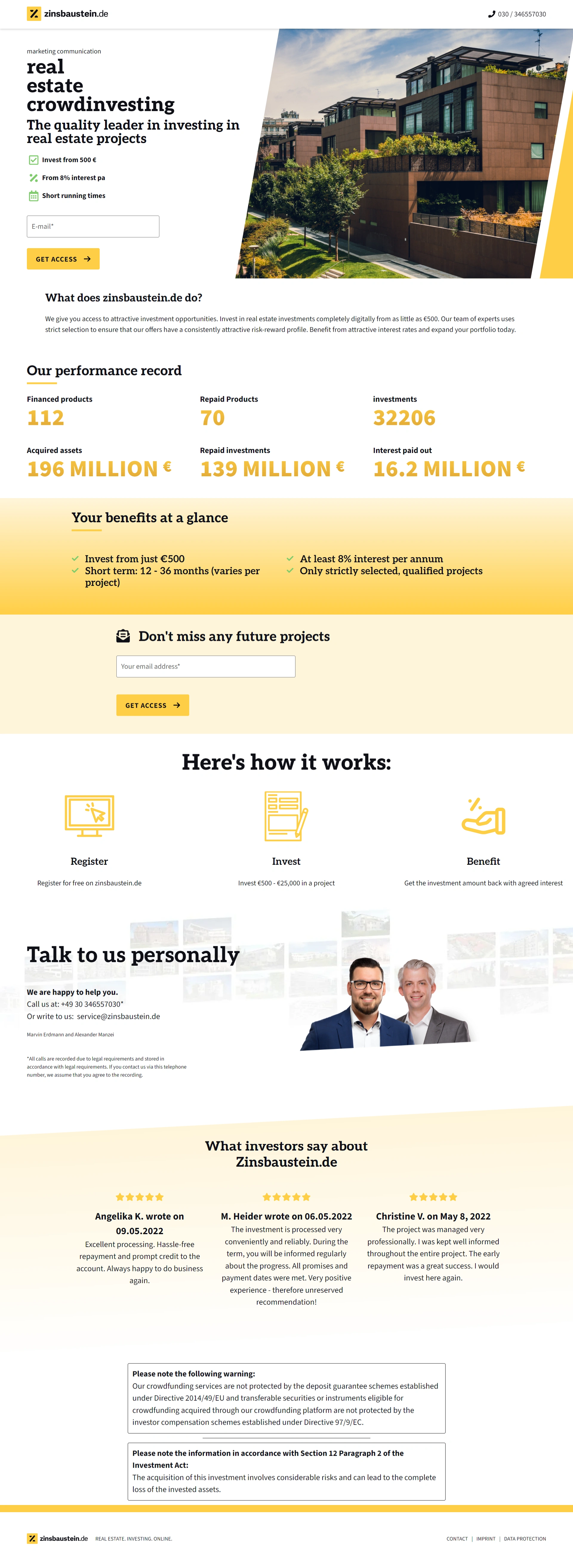 Real Estate Crowdfunding Screenshot 4