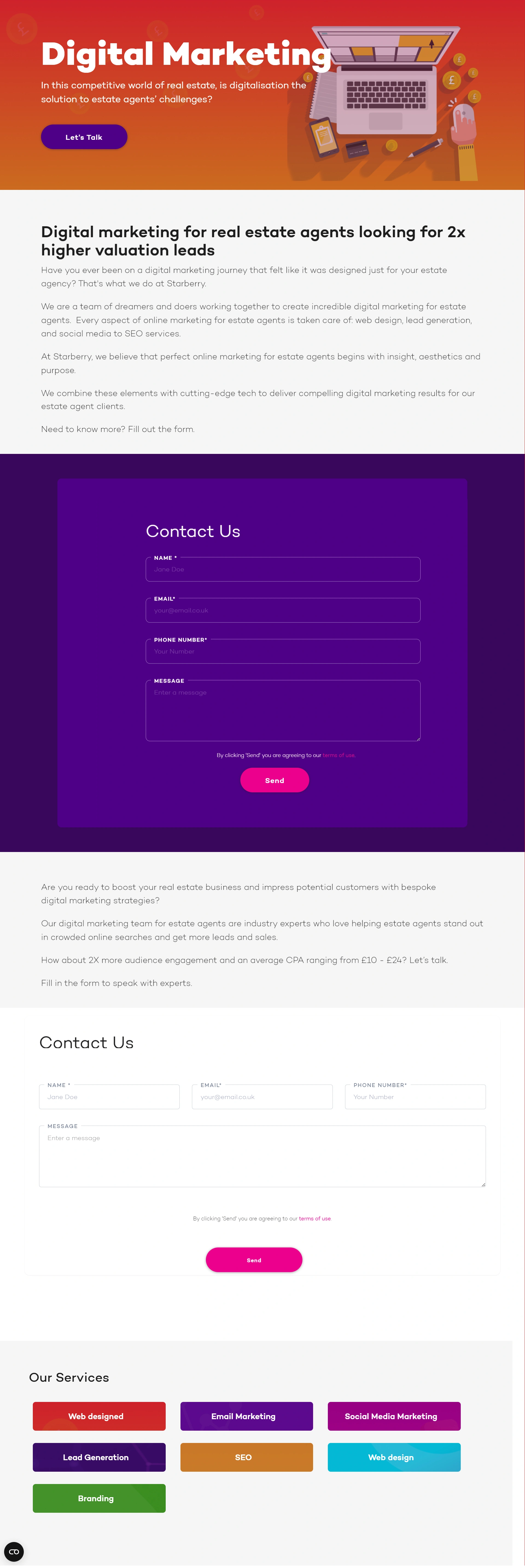Real Estate Marketing Screenshot 1