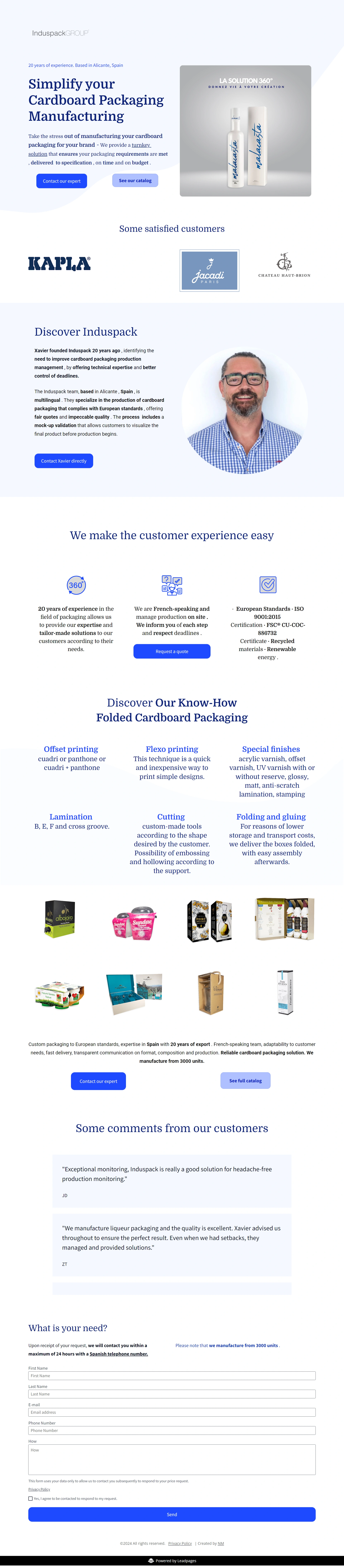 Supplement Packaging Screenshot 2