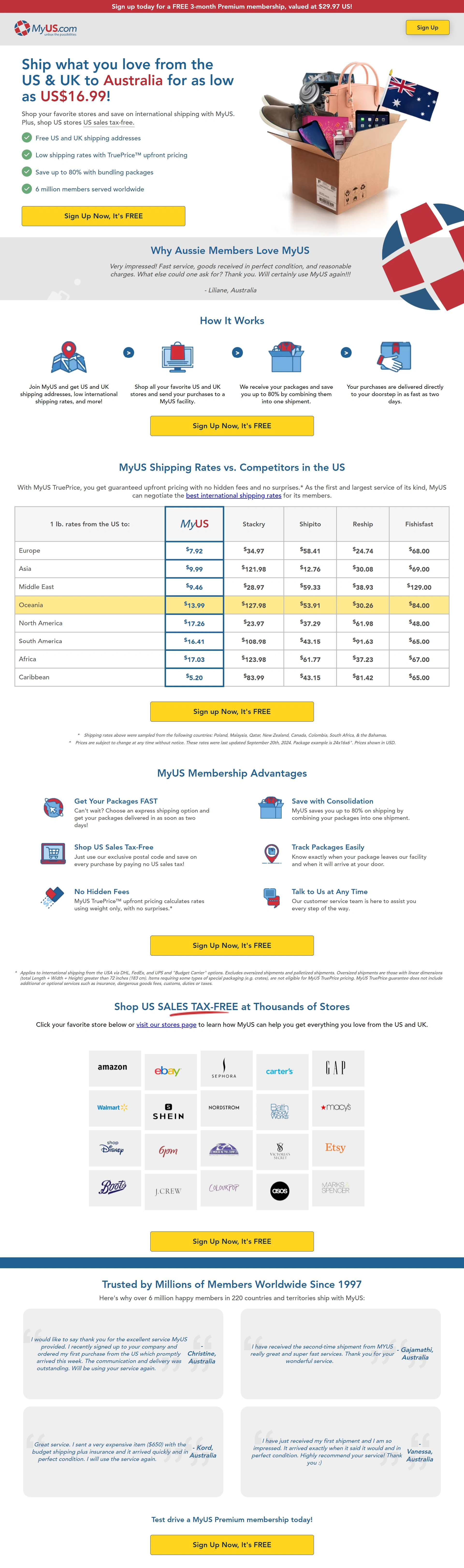 Black Friday Shipping Solutions Screenshot 1