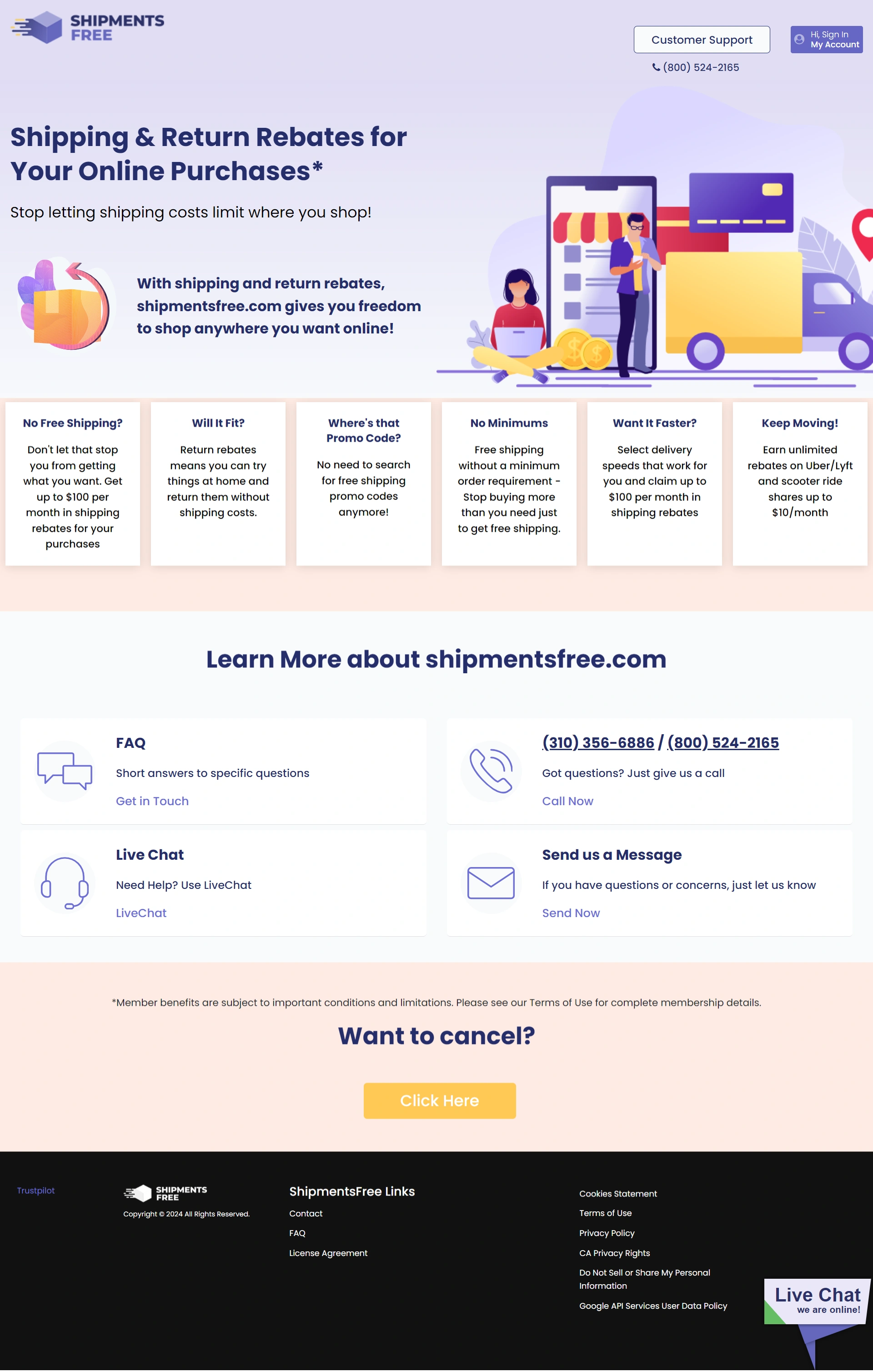 Black Friday Shipping Solutions Screenshot 2