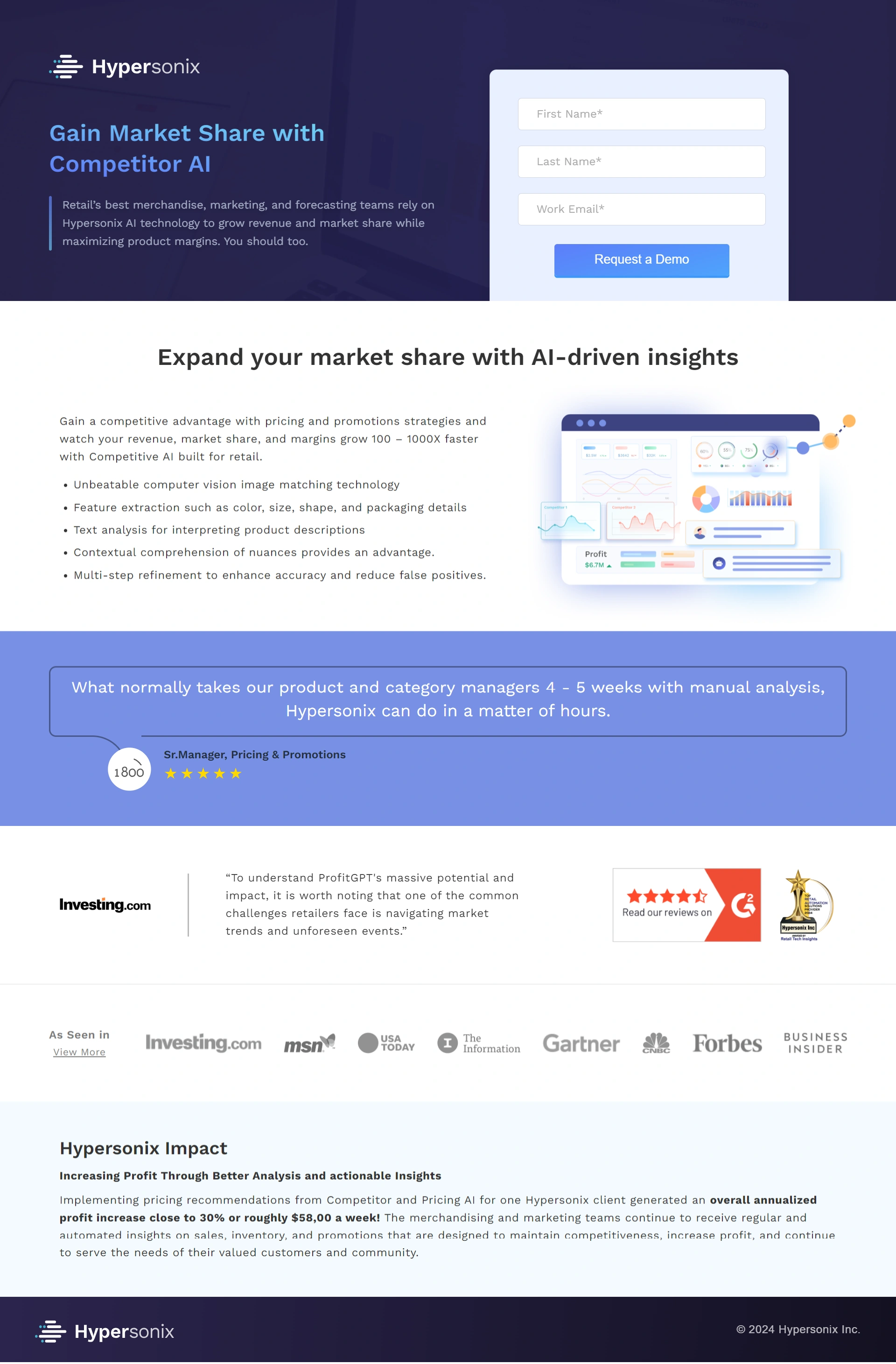 Single Product Pricing Strategy Screenshot 2