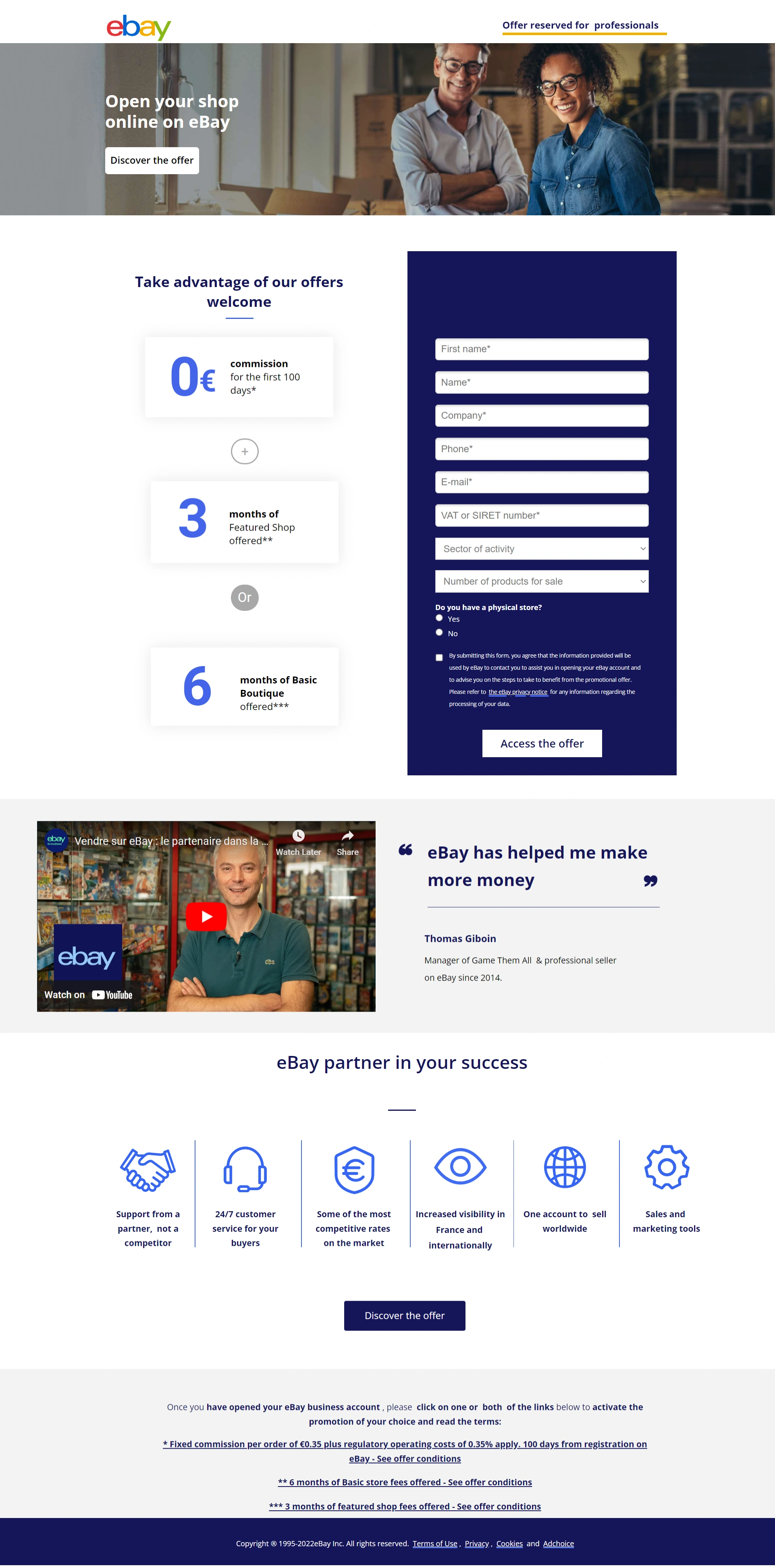 Single Product Website Screenshot 1
