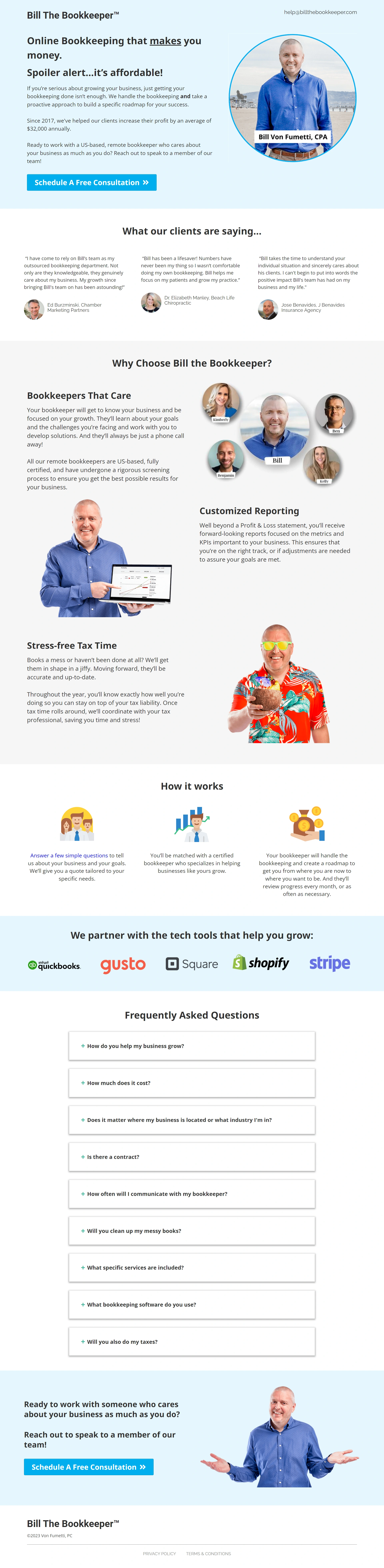 Freelance Bookkeeping Screenshot 3