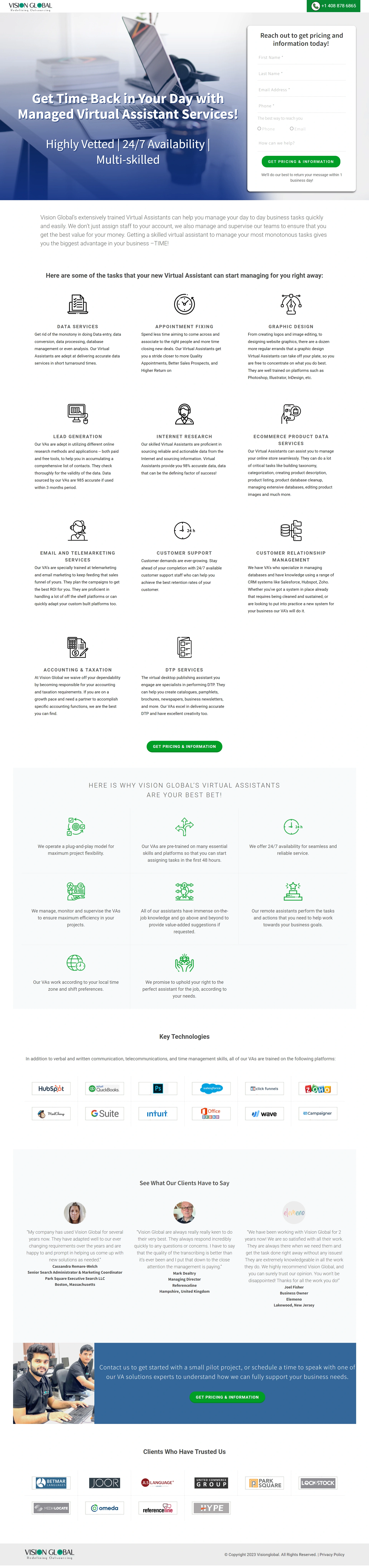Freelance Virtual Assistance Screenshot 4