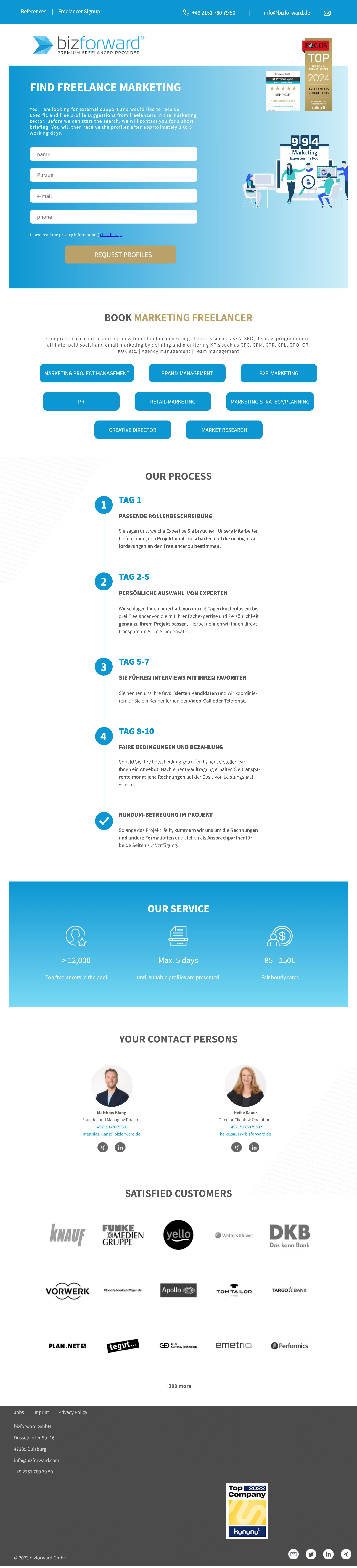 Freelance Marketing Screenshot 3