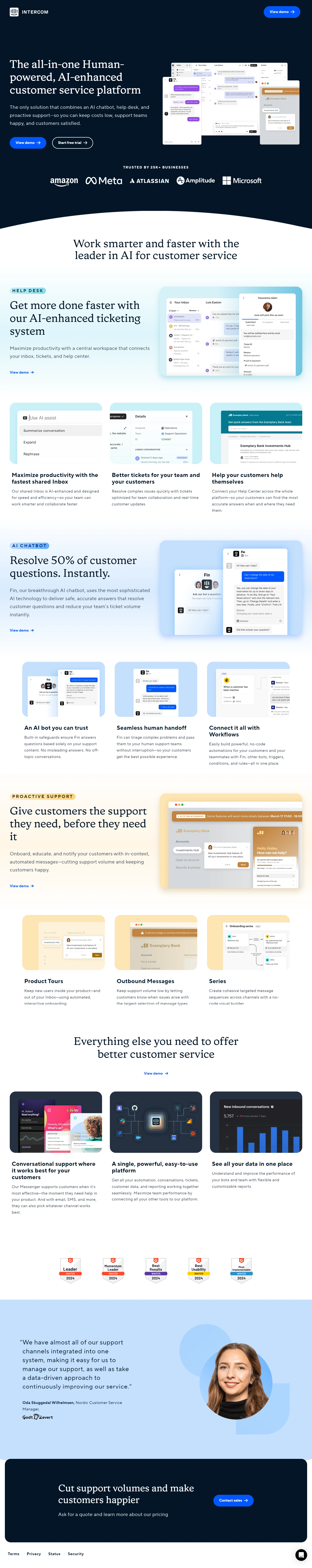 Small Business Customer Service Screenshot 1
