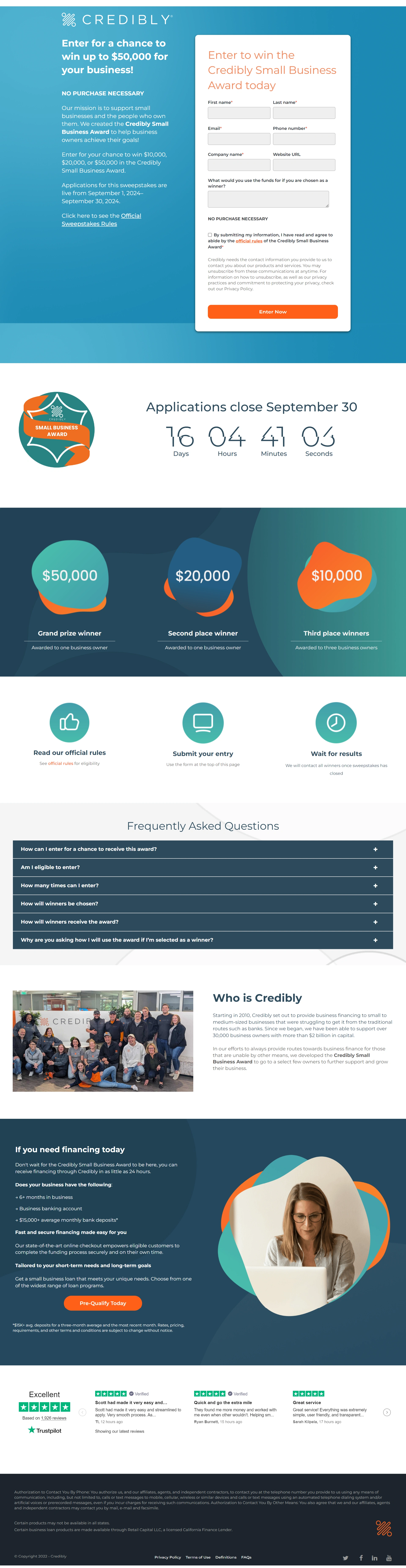 Small Business Grants Screenshot 1