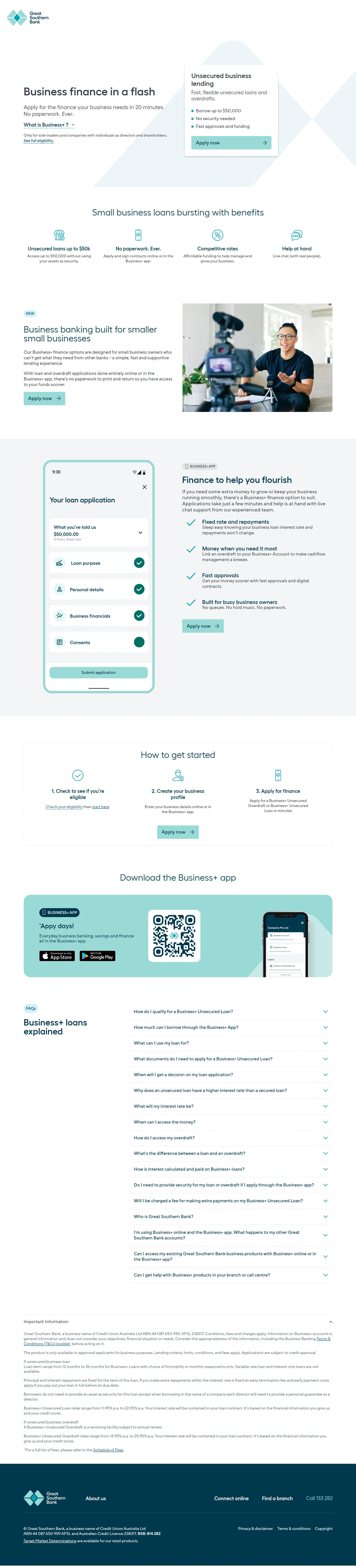 Small Business Loans Screenshot 2