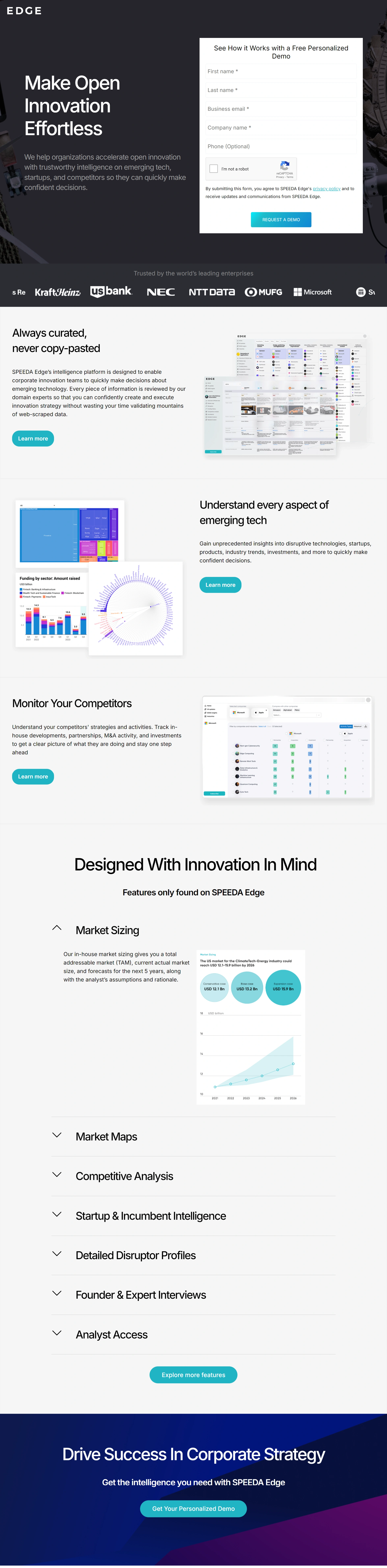 Corporate Innovation Screenshot 1