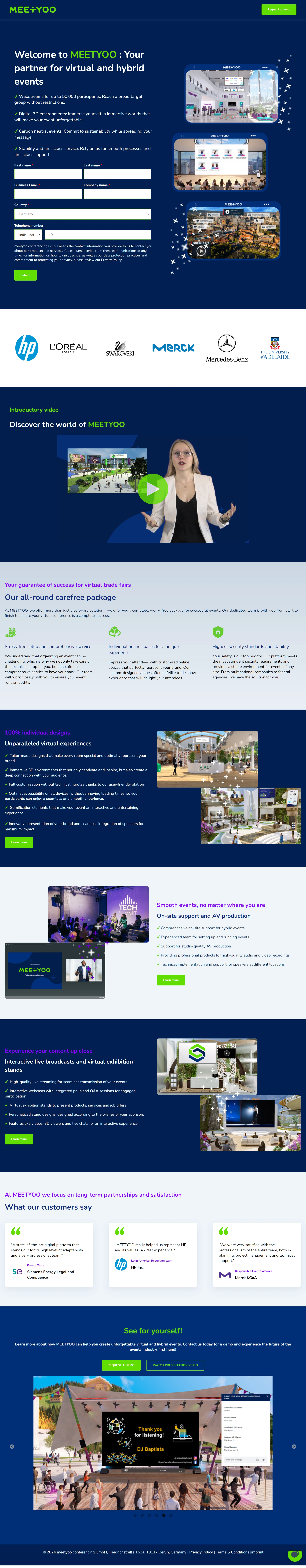 Corporate Events Screenshot 5