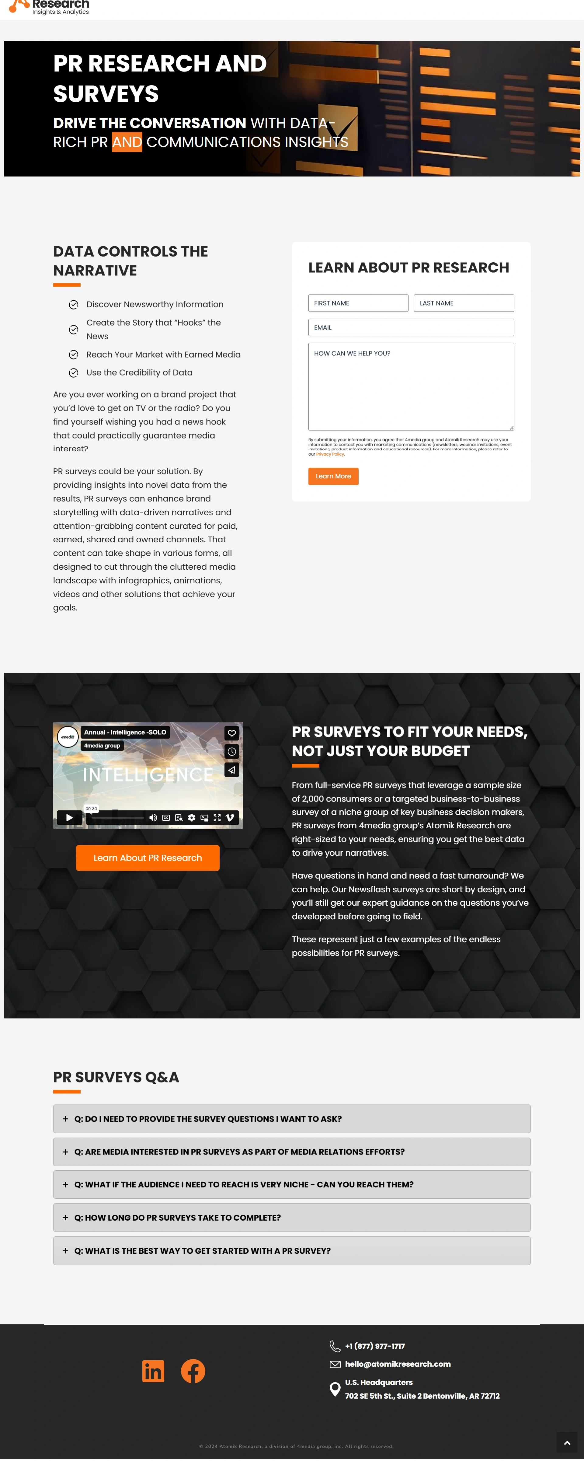 PR (Public Relations) Agency Screenshot 2