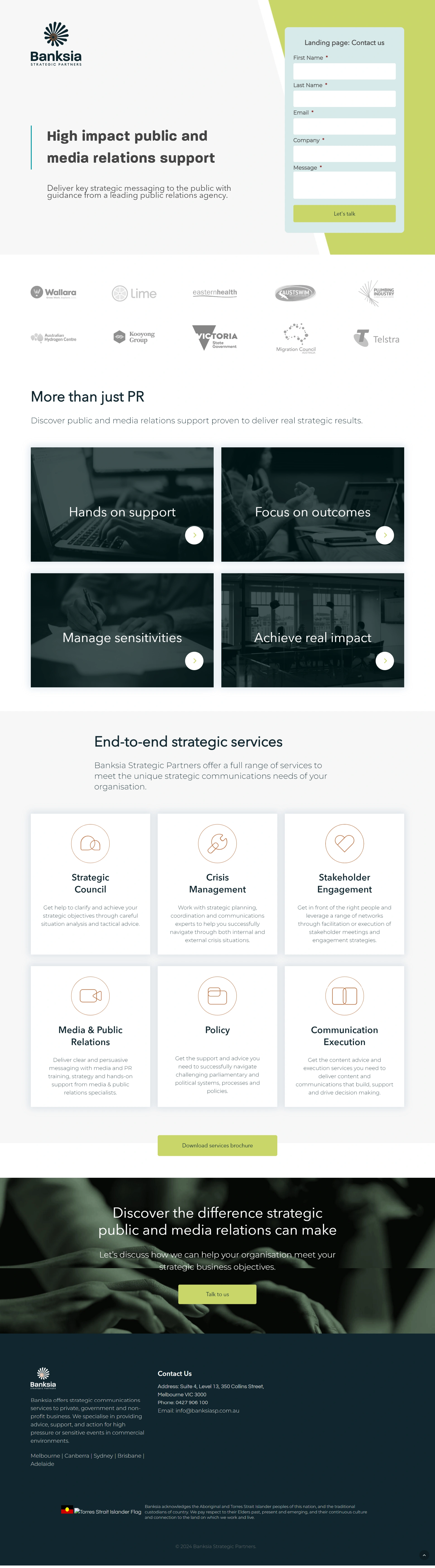 PR (Public Relations) Agency Screenshot 7