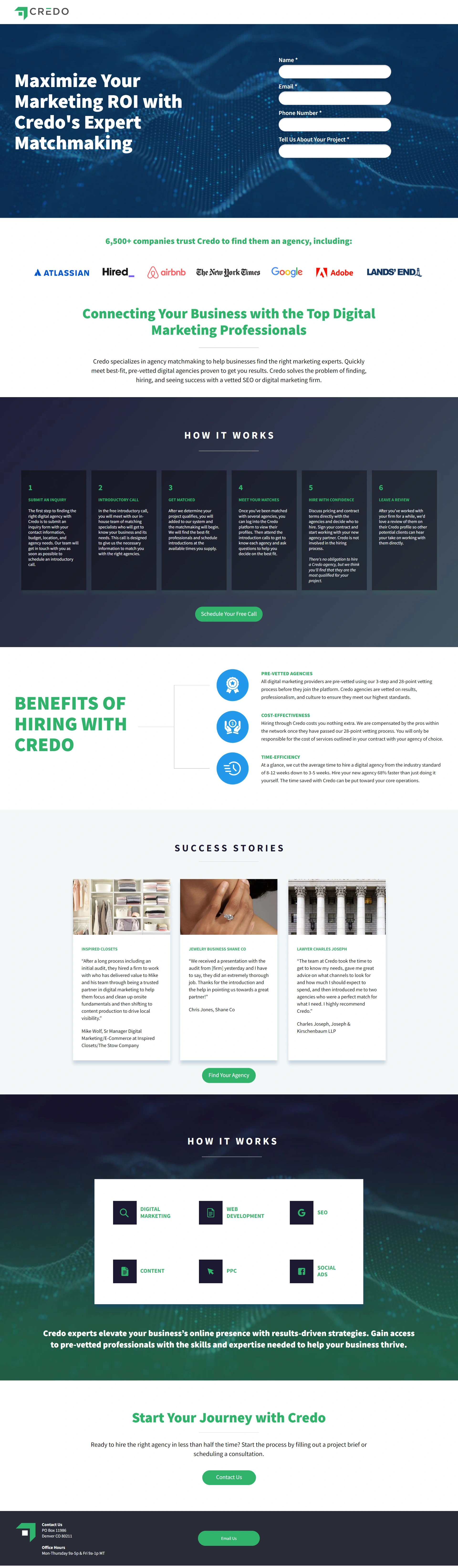 Digital Marketing Agency Screenshot 1