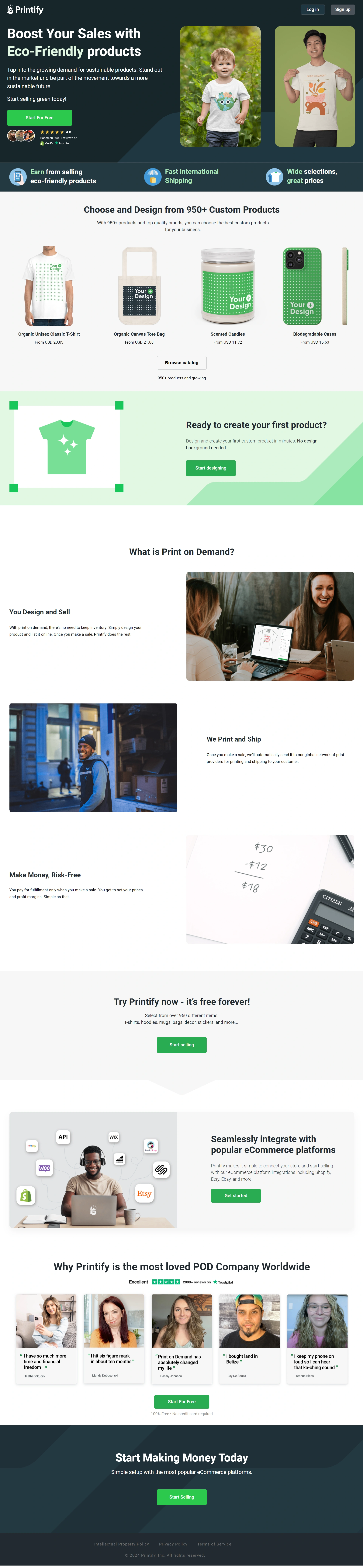 Eco-Friendly Business Cards Screenshot 1
