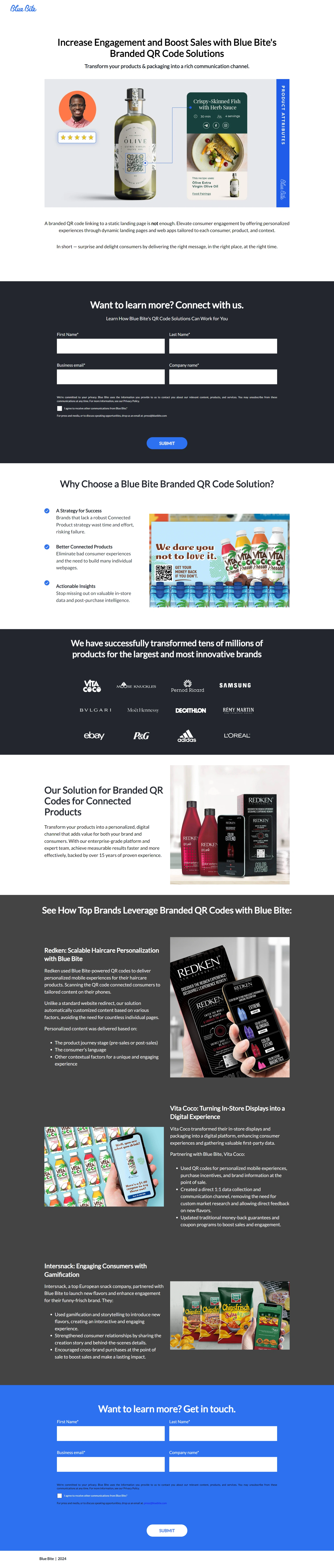 QR Code Business Cards Screenshot 1