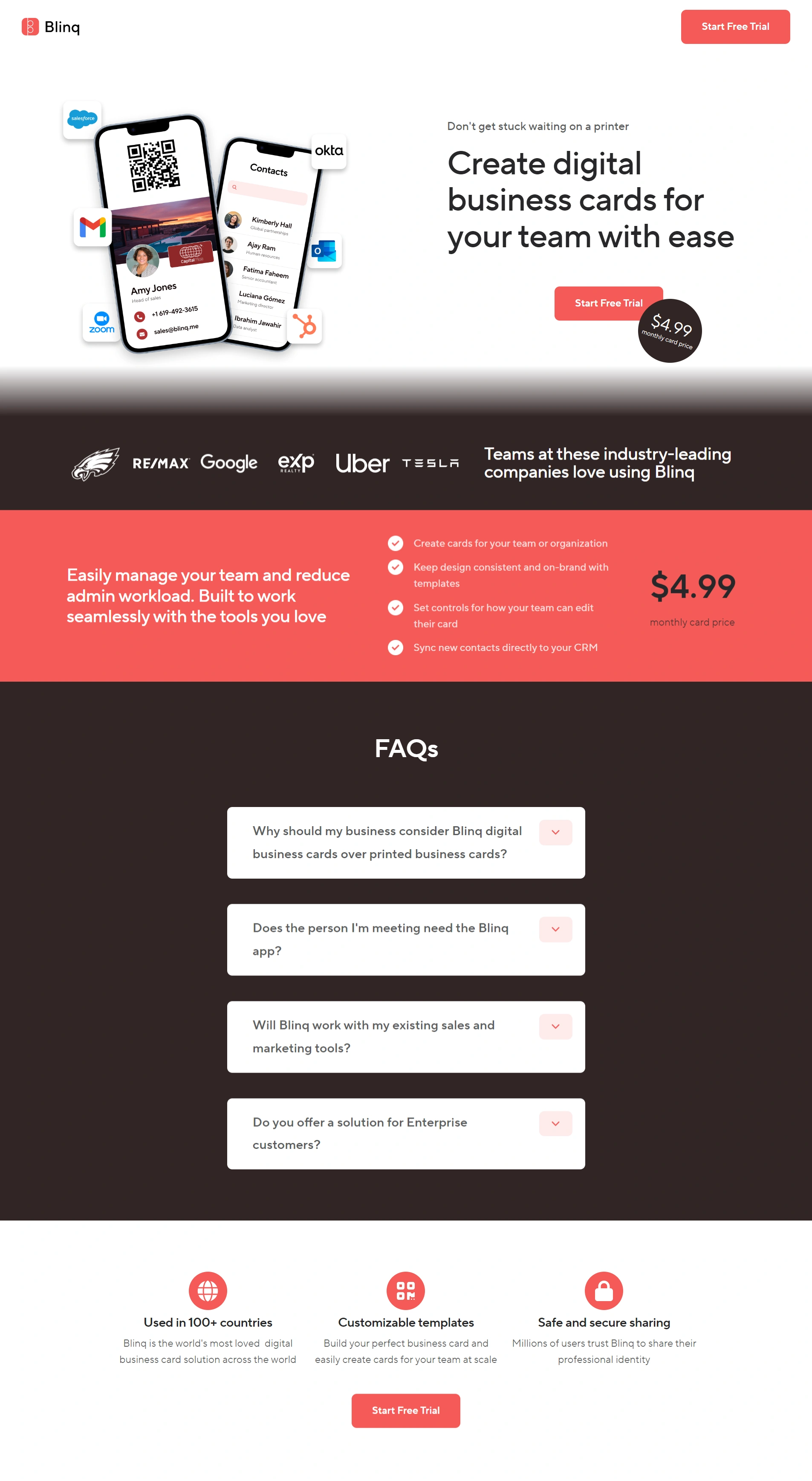 Digital Business Cards Screenshot 2