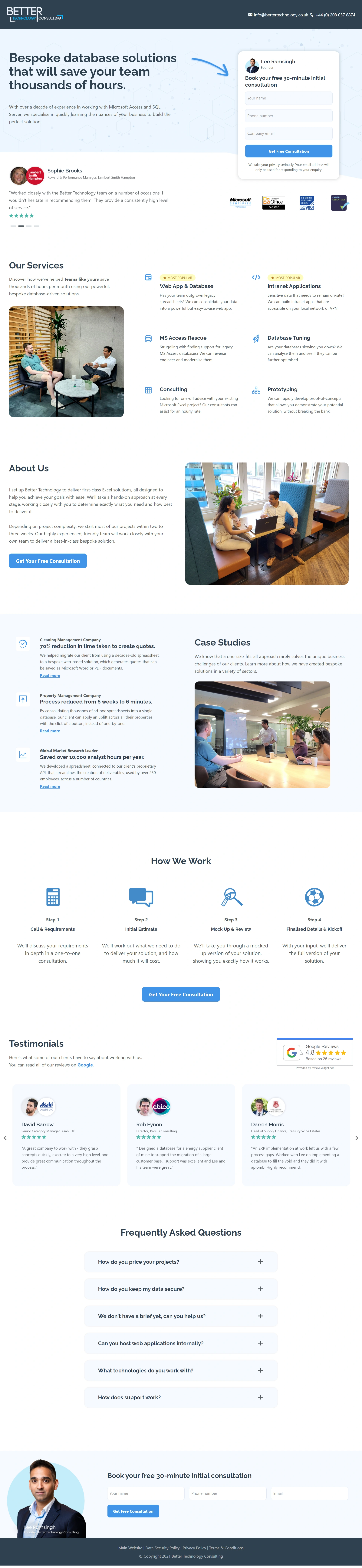 Database Hosting Screenshot 1