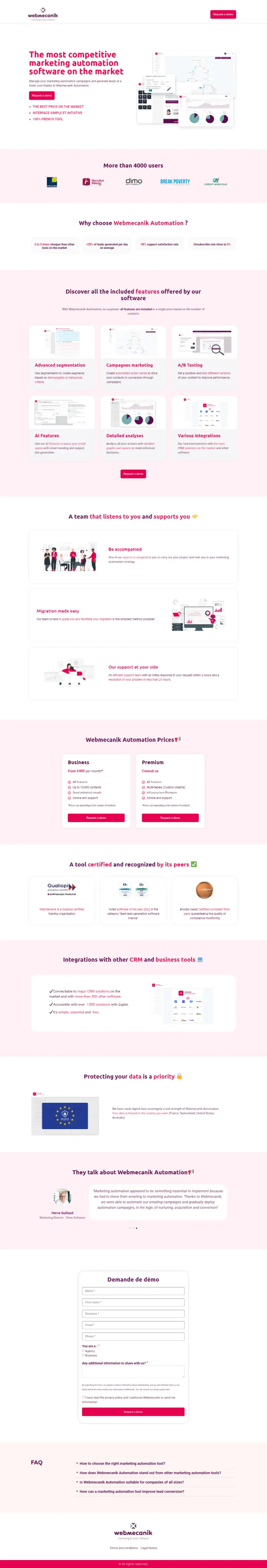 Marketing Automation Software Screenshot 4